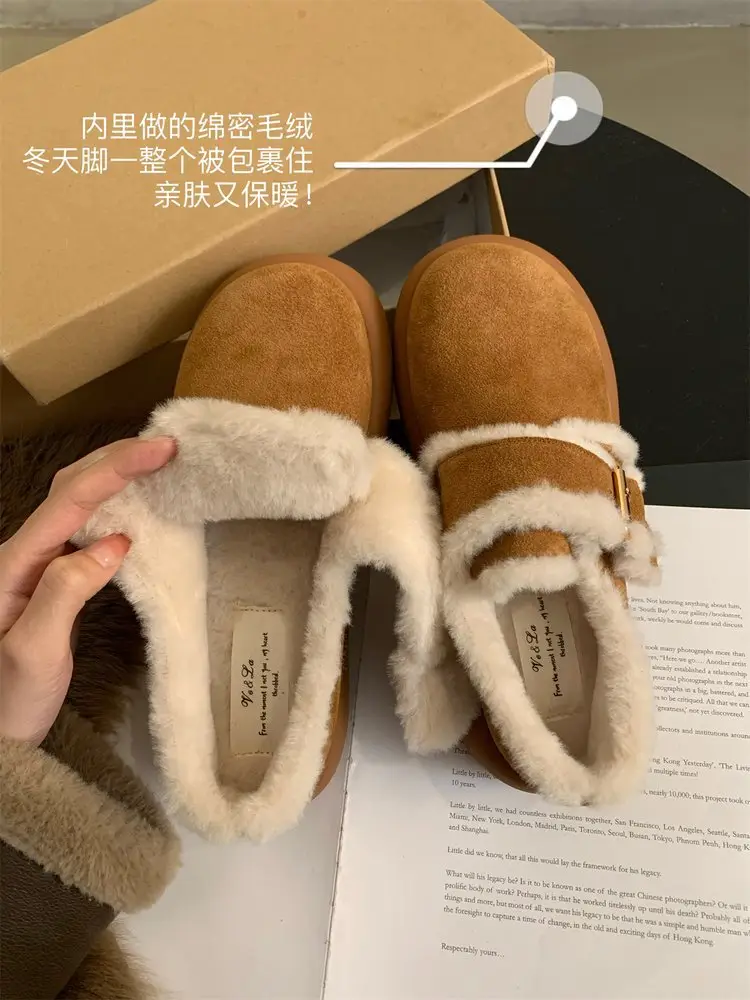 Women's Fleece Lined Birkenth Snow Shoes Autumn Winter — feature 1