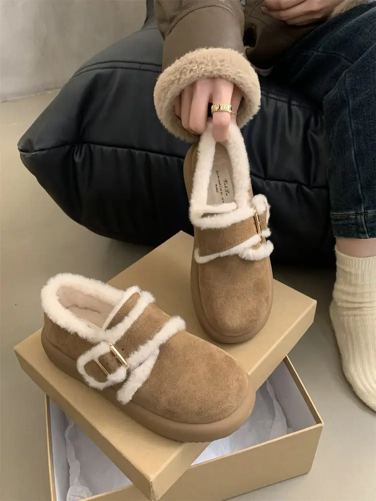 Women's Fleece Lined Birkenth Snow Shoes Autumn Winter — feature 10