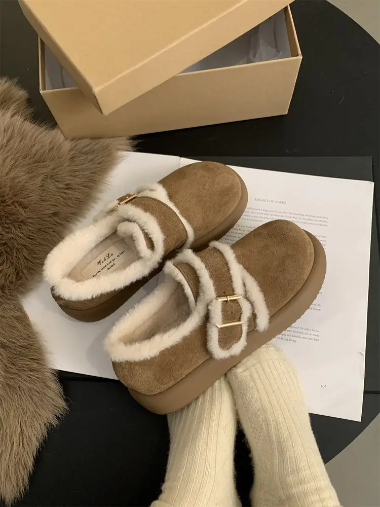 Women's Fleece Lined Birkenth Snow Shoes Autumn Winter — feature 12