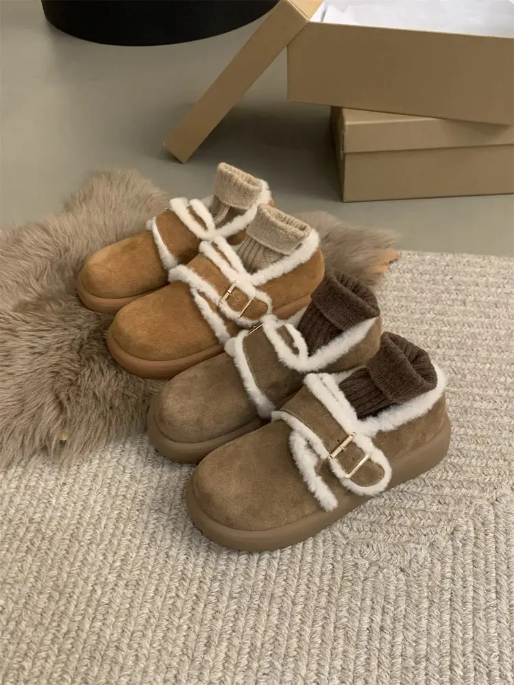 Women's Fleece Lined Birkenth Snow Shoes Autumn Winter — feature 13