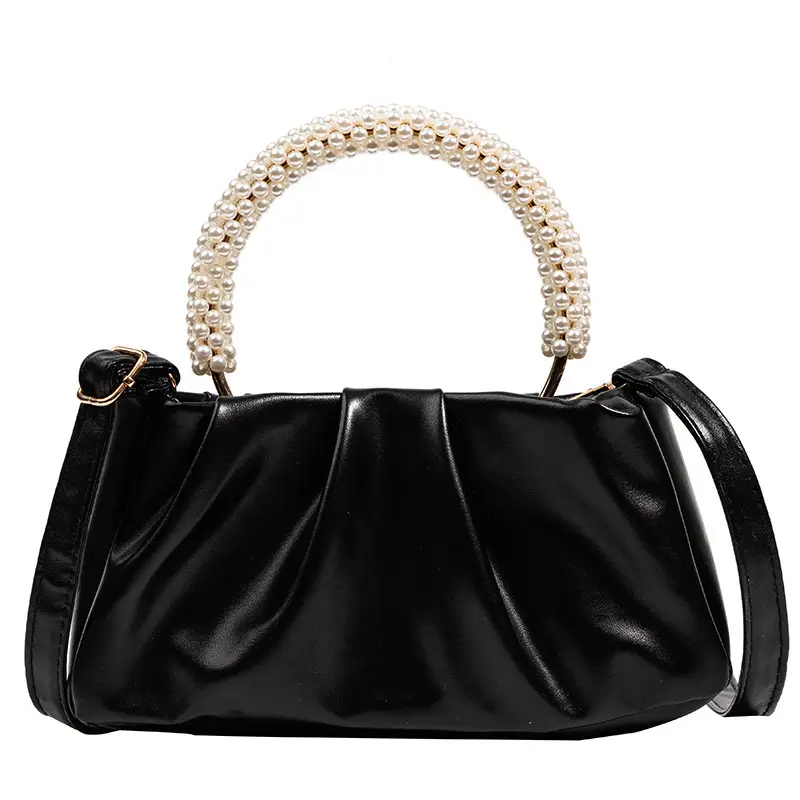 Green Pearl Handle Women's Shoulder Bag 2022