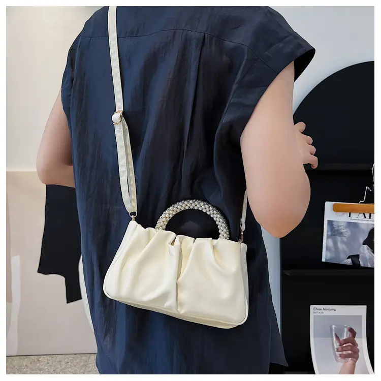 Green Pearl Handle Women's Shoulder Bag 2022 — feature 14