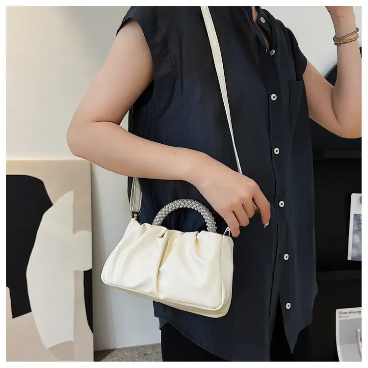 Green Pearl Handle Women's Shoulder Bag 2022 — feature 16