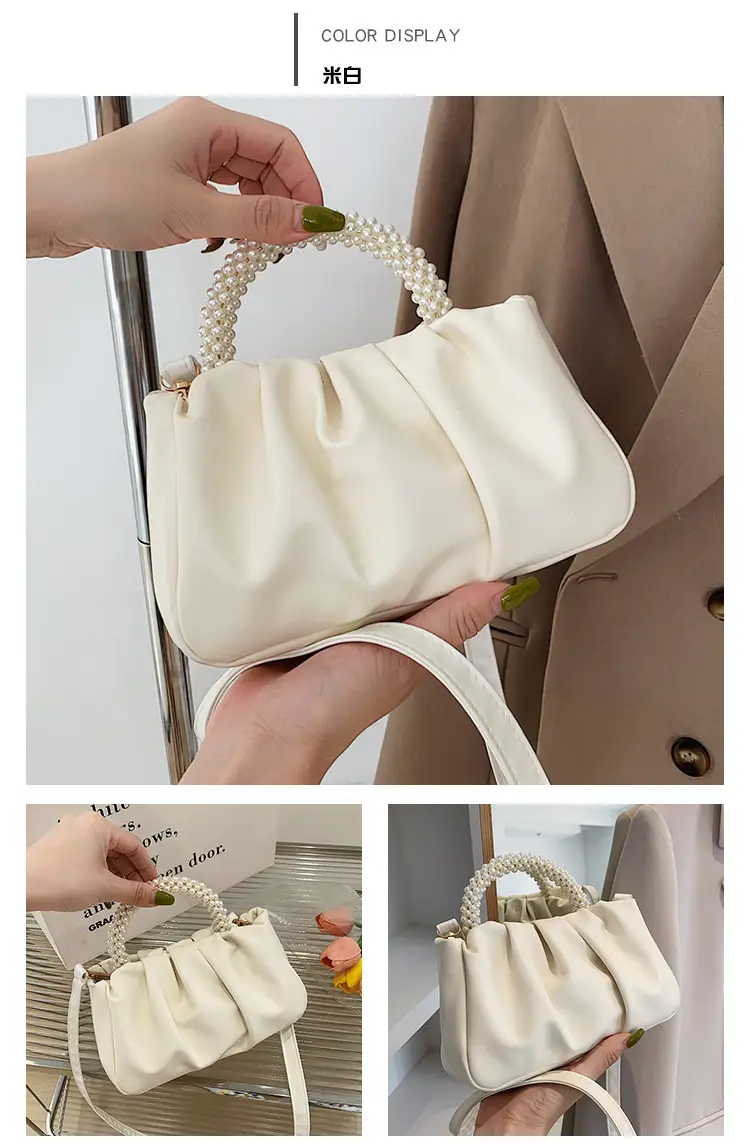 Green Pearl Handle Women's Shoulder Bag 2022 — feature 22