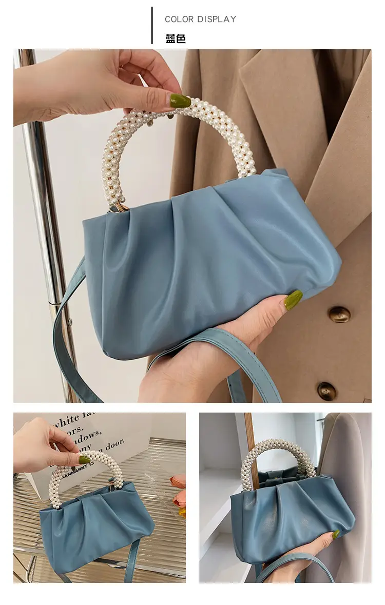 Green Pearl Handle Women's Shoulder Bag 2022 — feature 26