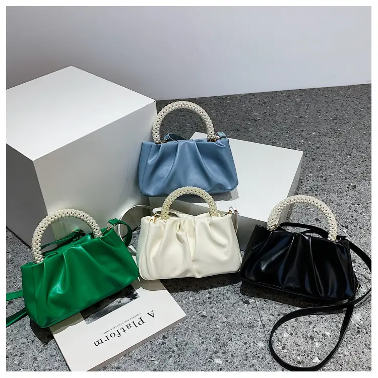 Green Pearl Handle Women's Shoulder Bag 2022 — feature 28