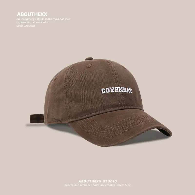 Men's Purple Embroidered Baseball Cap with Double Embroidery