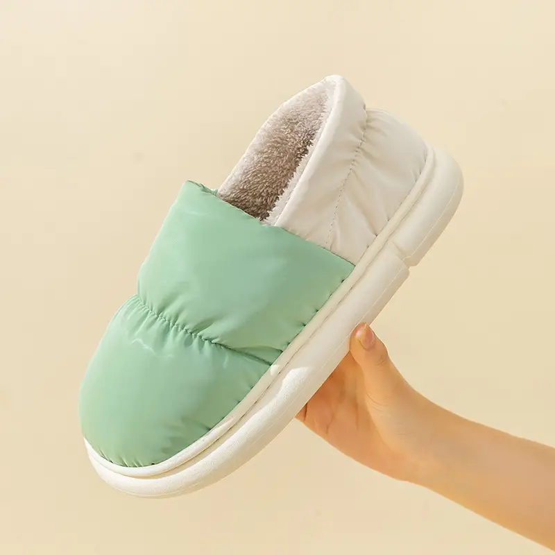 Pink Moon Shaped Women's Winter Slippers Thick Non-Slip - Image 16