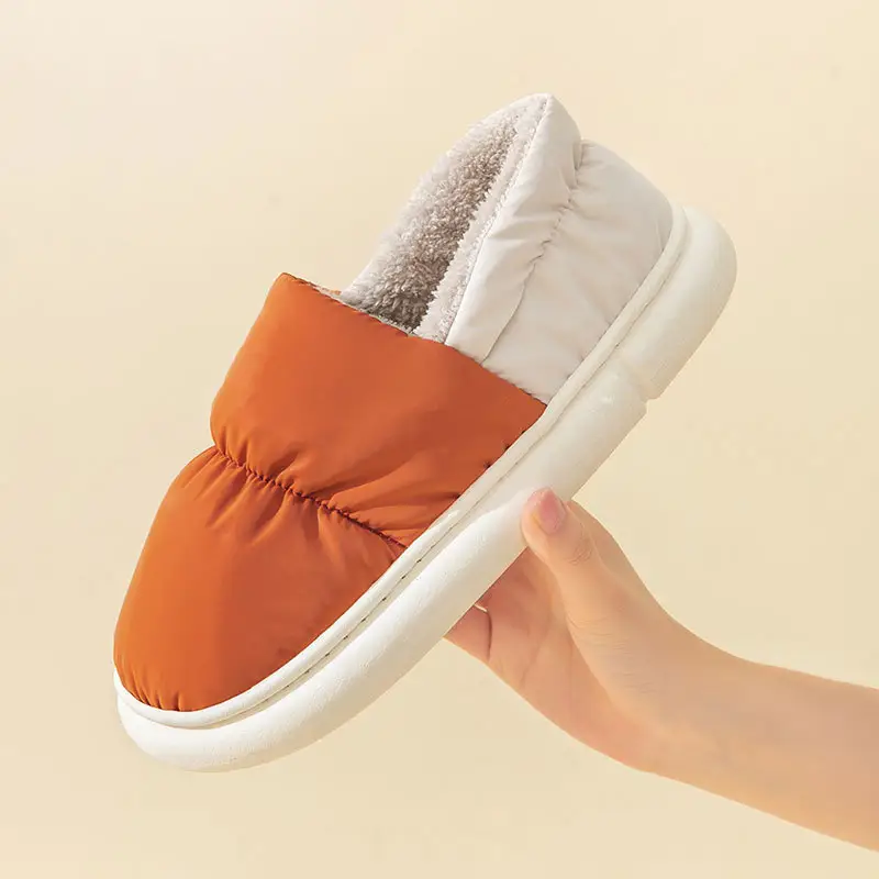 Pink Moon Shaped Women's Winter Slippers Thick Non-Slip - Image 20