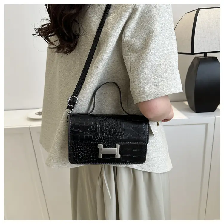 Black Croc Leather Crossbody Bag for Women 2023 — feature 28