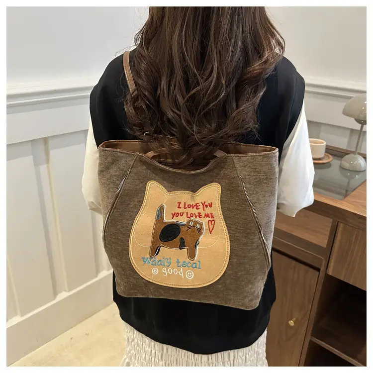 Cute Girl Large Capacity Shoulder Bag for Women 2025 — feature 10