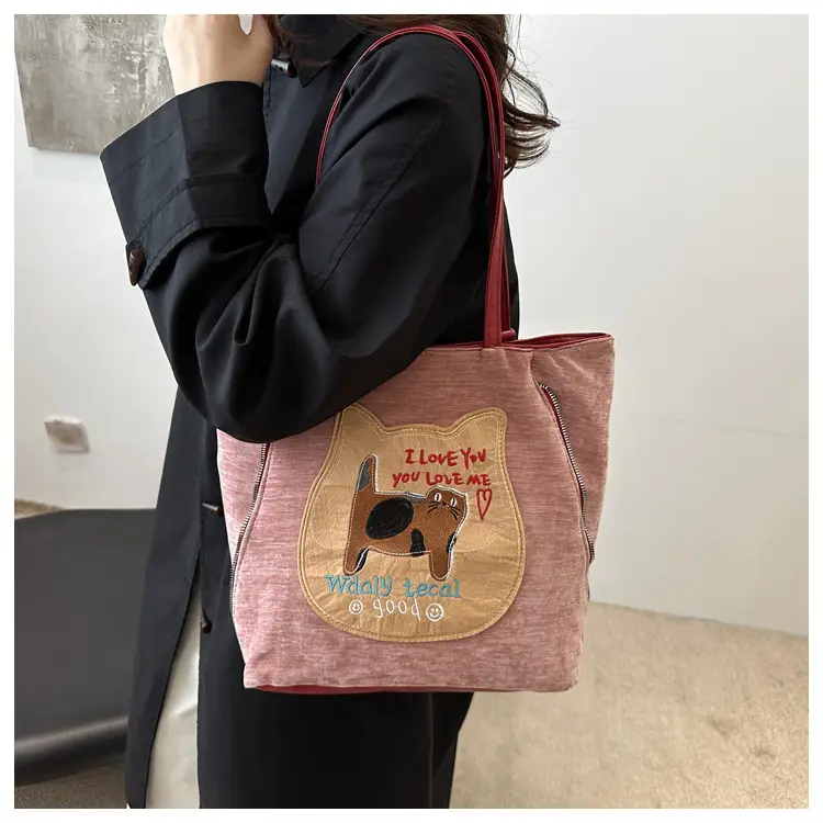 Cute Girl Large Capacity Shoulder Bag for Women 2025 — feature 12
