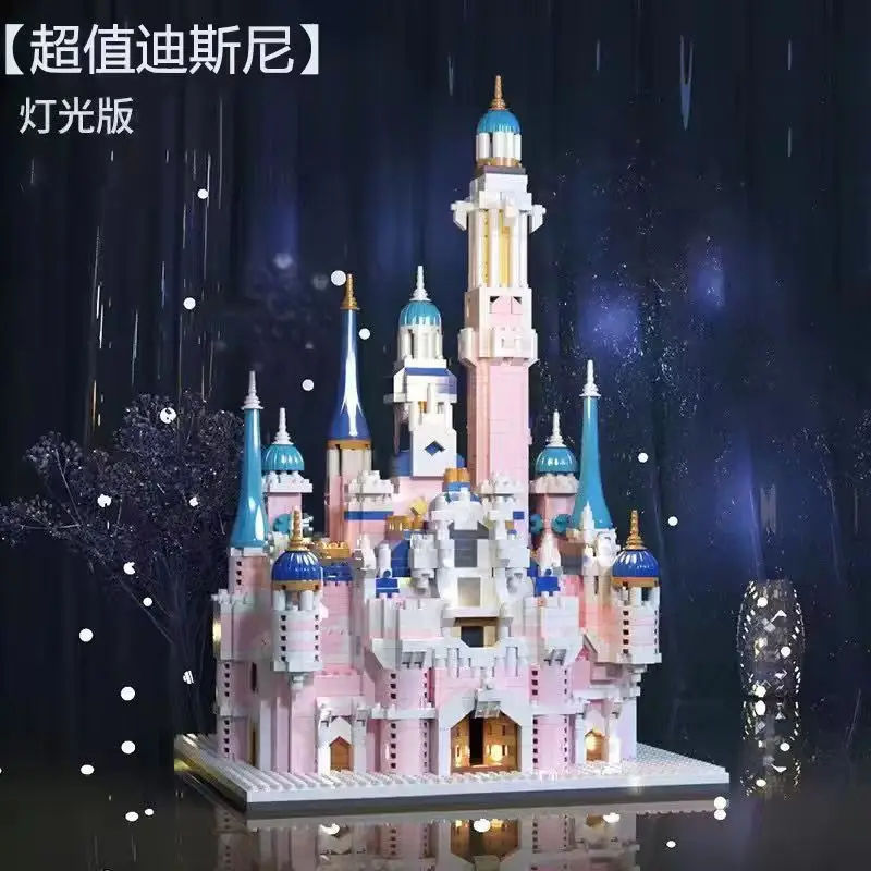 [Manufacturer Wholesale] Assembled Building Blocks Sakura Tree House Fairy Guanghan Palace Large Assembly Set for Girls - Image 9