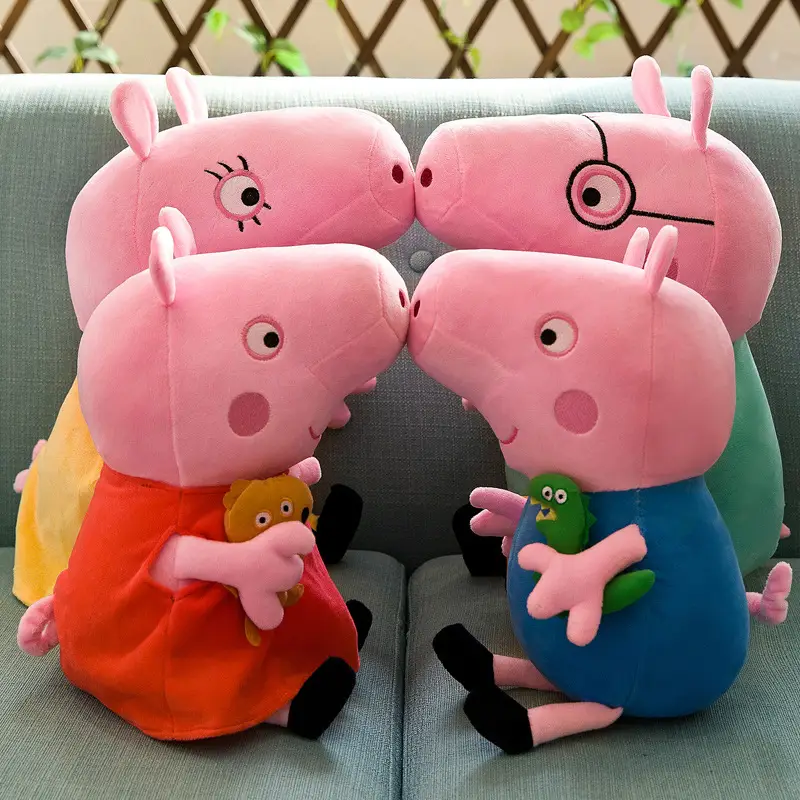 Paige Doll George Plush Toy Cute Cartoon Pig Doll Dinosaur Teddy Bear Pillow Gifts for Boys and Girls