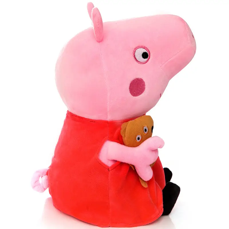 Paige Doll George Plush Toy Cute Cartoon Pig Doll Dinosaur Teddy Bear Pillow Gifts for Boys and Girls