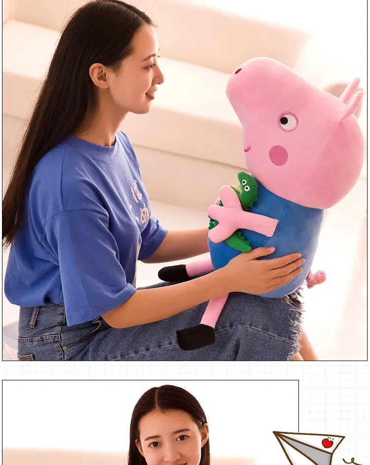 Paige Doll George Plush Toy Cute Cartoon Pig Doll Dinosaur Teddy Bear Pillow Gifts for Boys and Girls — feature 15