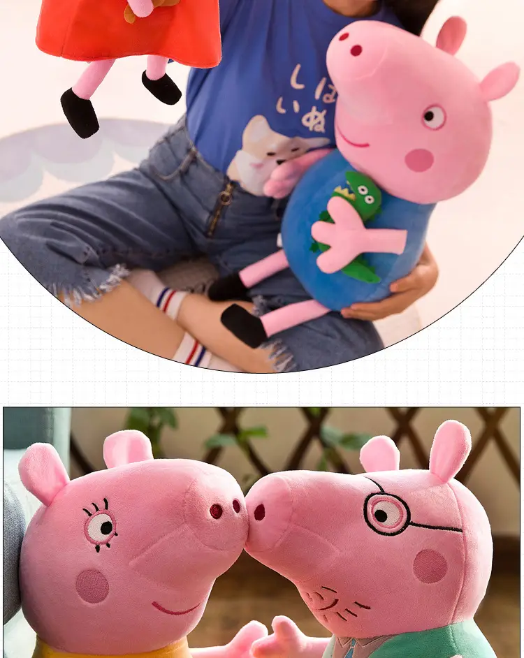 Paige Doll George Plush Toy Cute Cartoon Pig Doll Dinosaur Teddy Bear Pillow Gifts for Boys and Girls — feature 18