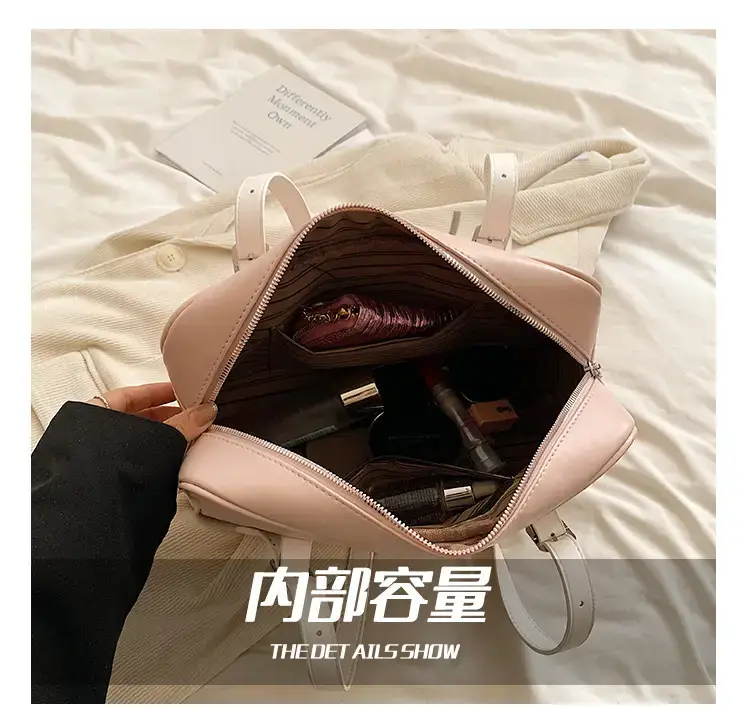 New Niche Blue Patchwork Shoulder Bag for Women — feature 8