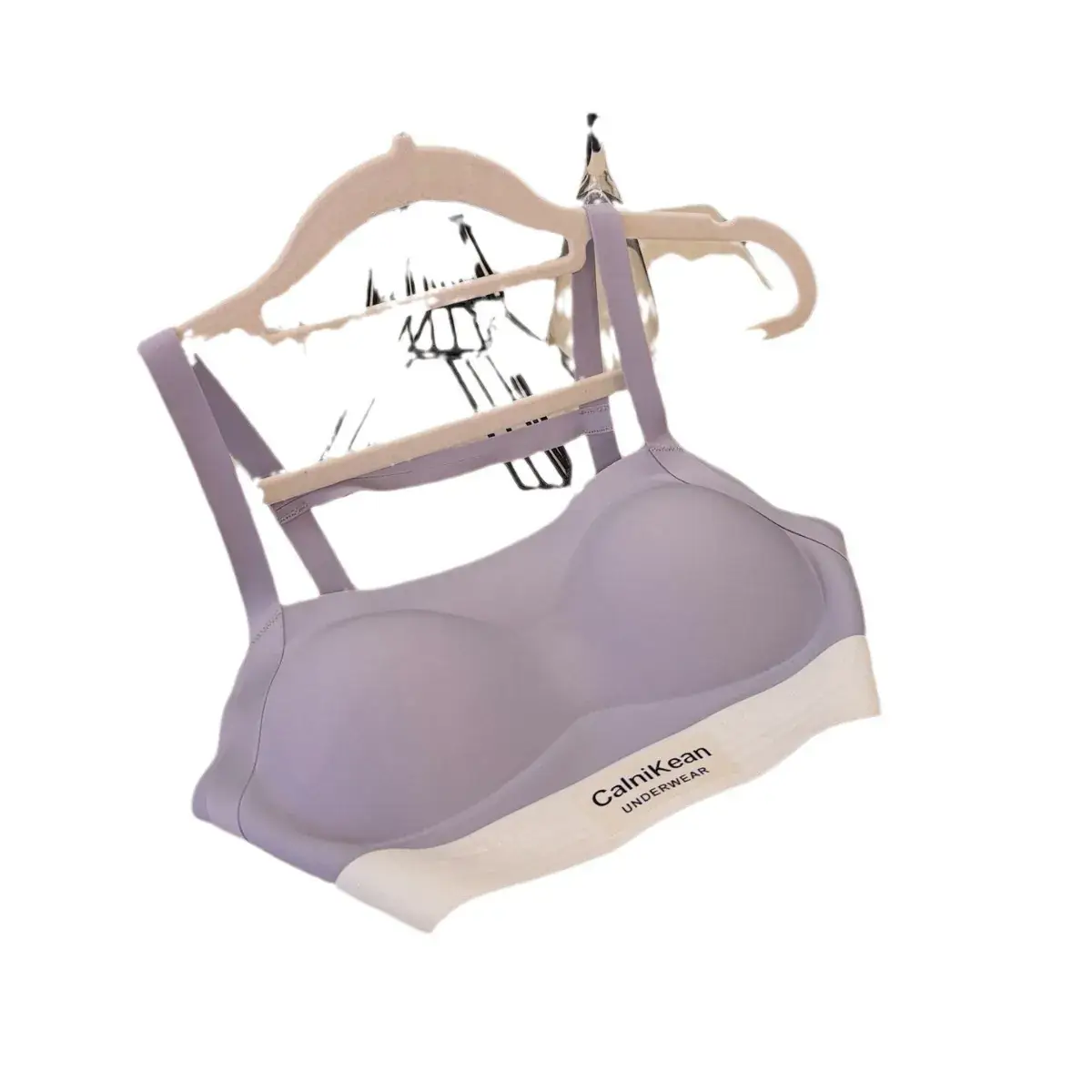 Women's Non-Sense Strong Support Litching Yoga Bra Black White - Image 10