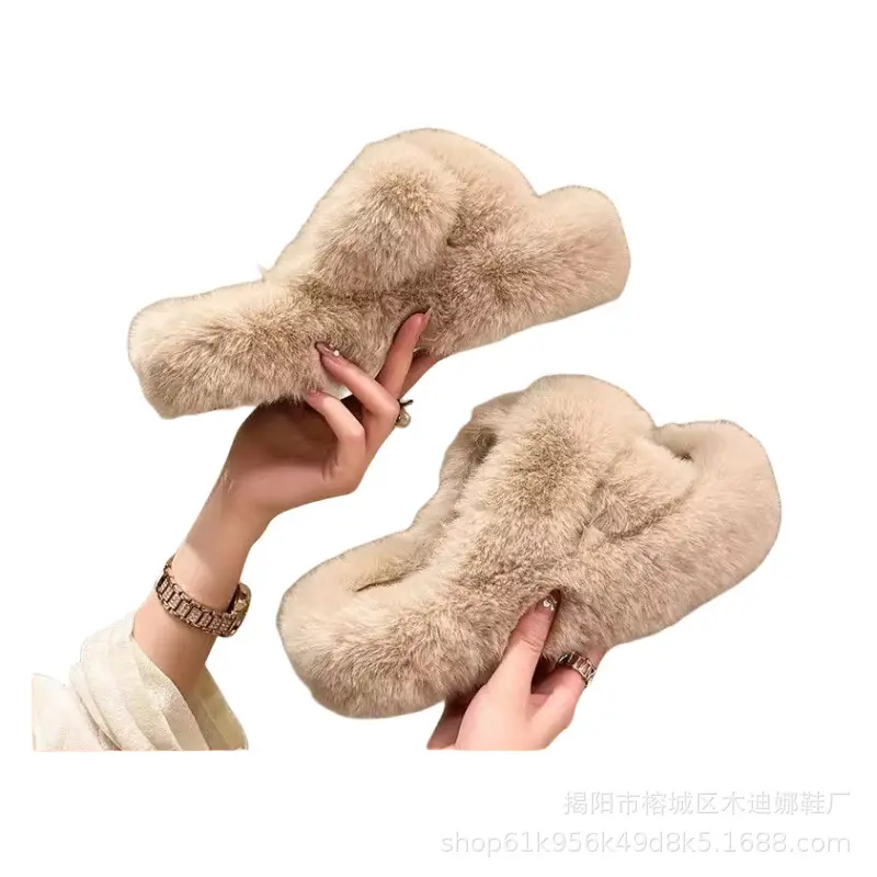 Women Cross-Furry Slippers Summer Wear 2025 - Image 6