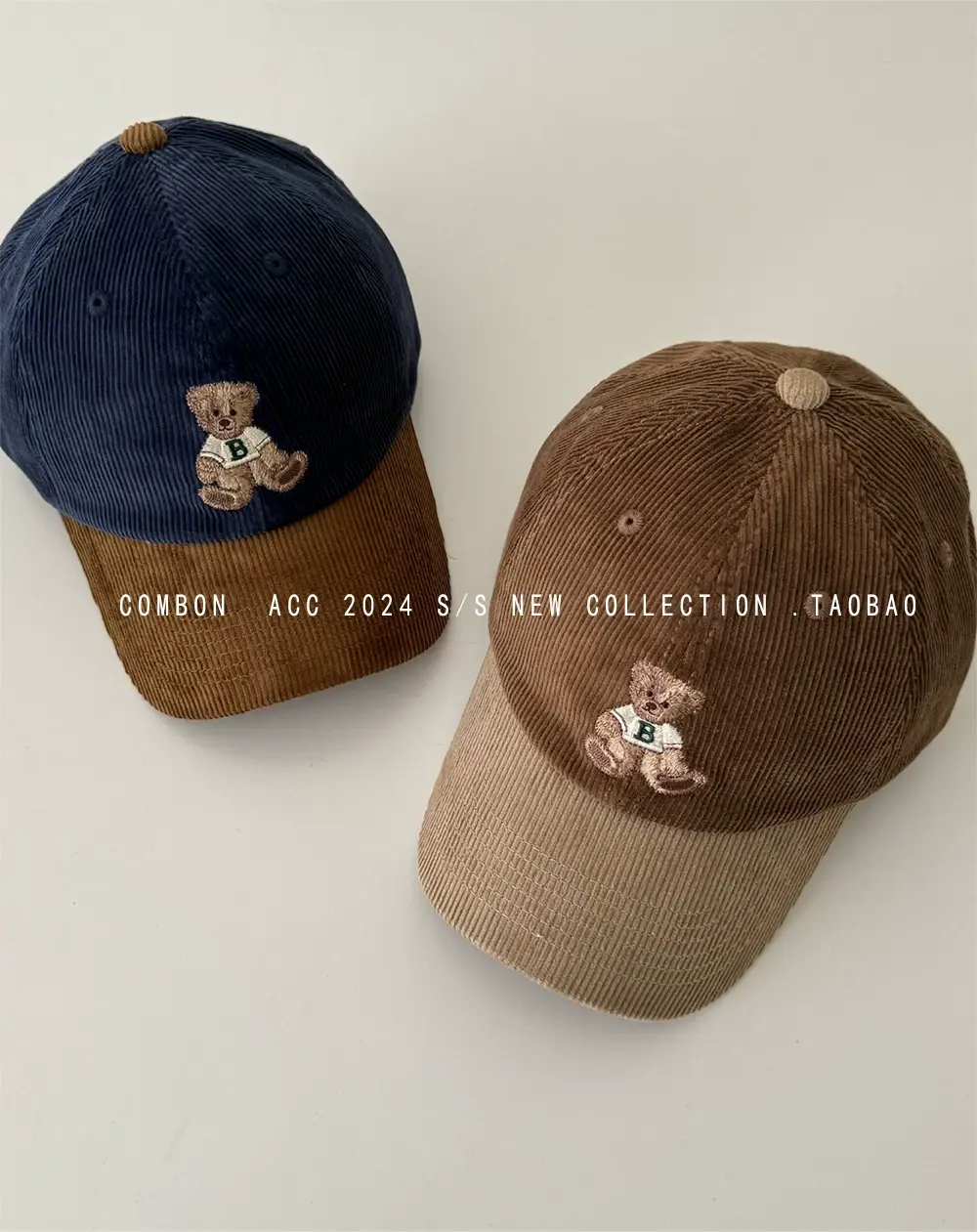 Cute Bear Cap Women Autumn Winter Corduroy Jacket — feature 16