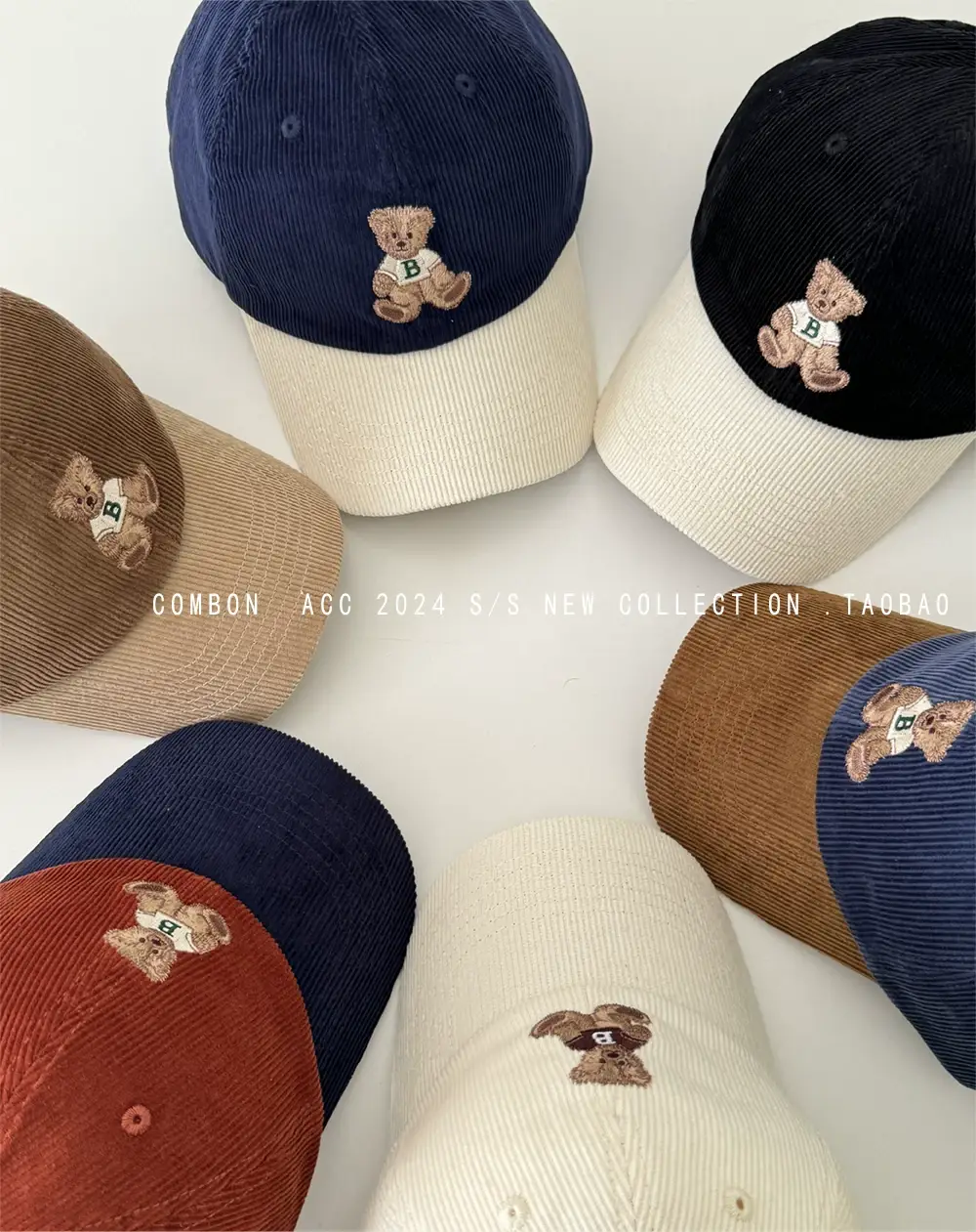 Cute Bear Cap Women Autumn Winter Corduroy Jacket — feature 8