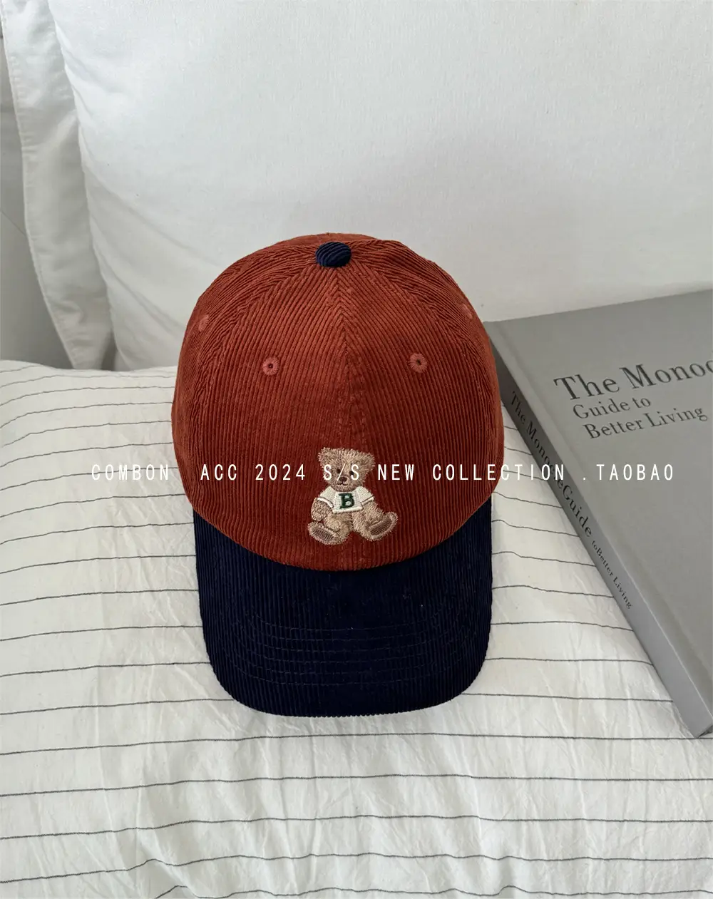 Cute Bear Cap Women Autumn Winter Corduroy Jacket - Image 3