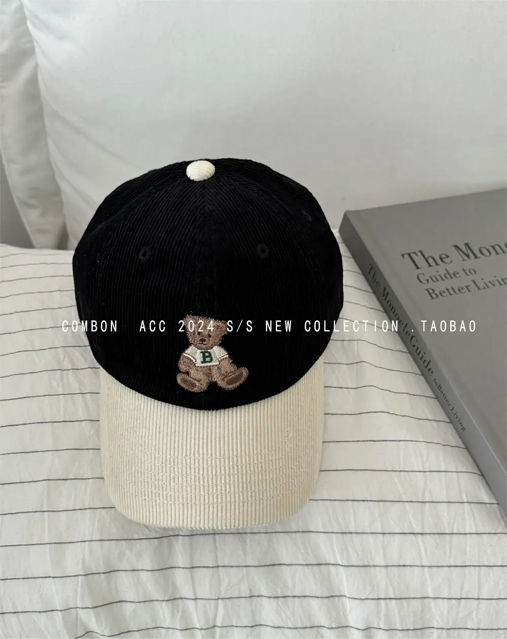 Cute Bear Cap Women Autumn Winter Corduroy Jacket - Image 4