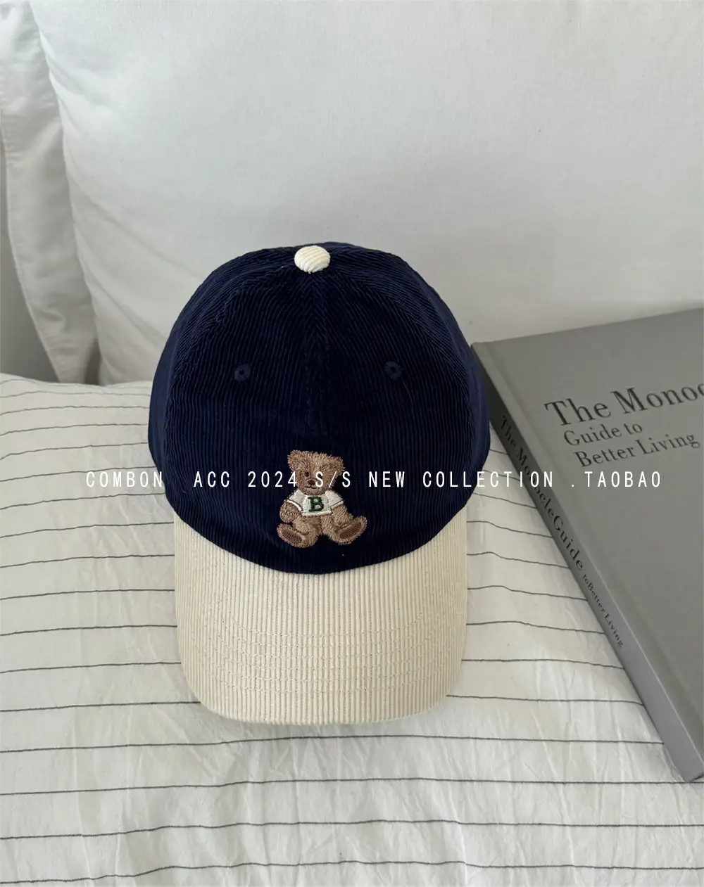 Cute Bear Cap Women Autumn Winter Corduroy Jacket - Image 5