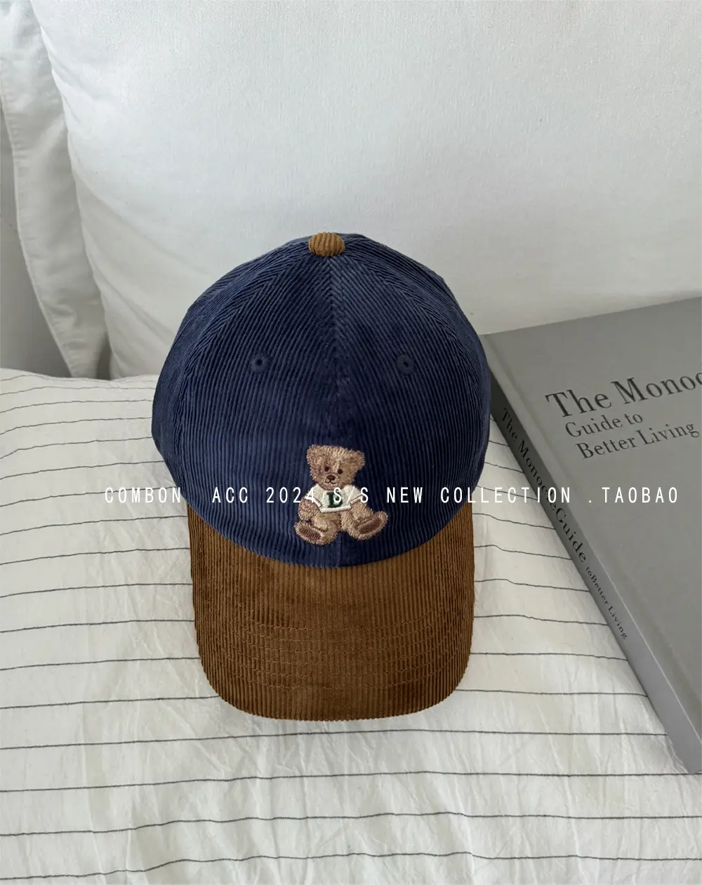 Cute Bear Cap Women Autumn Winter Corduroy Jacket - Image 6