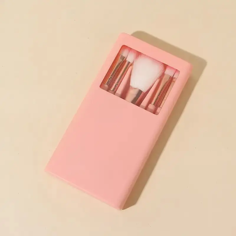 5 Pack Makeup Brush Set with Mirror & High Color Value — feature 5