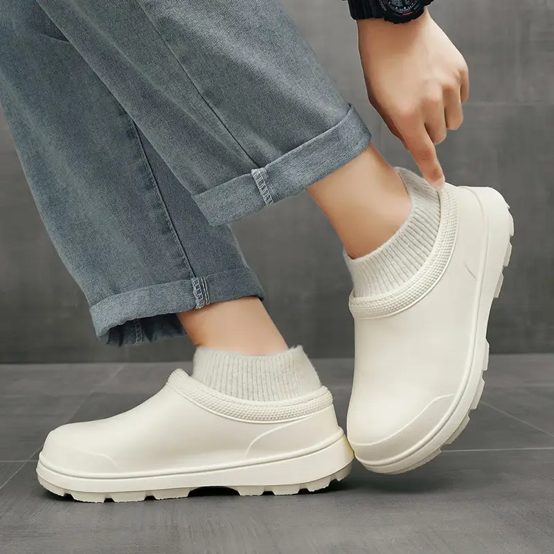 Cotton shoes waterproof cotton slippers women's winter 2024 new indoor home fleece-lined warm outdoor wear non-slip fleece-lined warm - Image 5