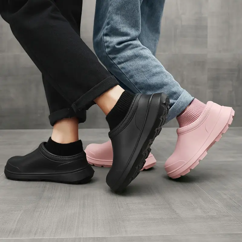 Cotton shoes waterproof cotton slippers women's winter 2024 new indoor home fleece-lined warm outdoor wear non-slip fleece-lined warm - Image 6