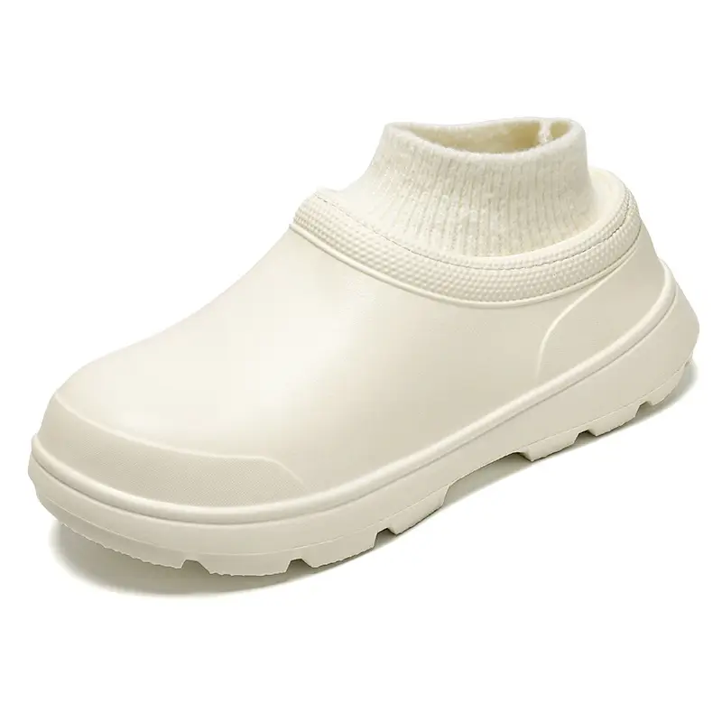 Cotton shoes waterproof cotton slippers women's winter 2024 new indoor home fleece-lined warm outdoor wear non-slip fleece-lined warm - Image 2