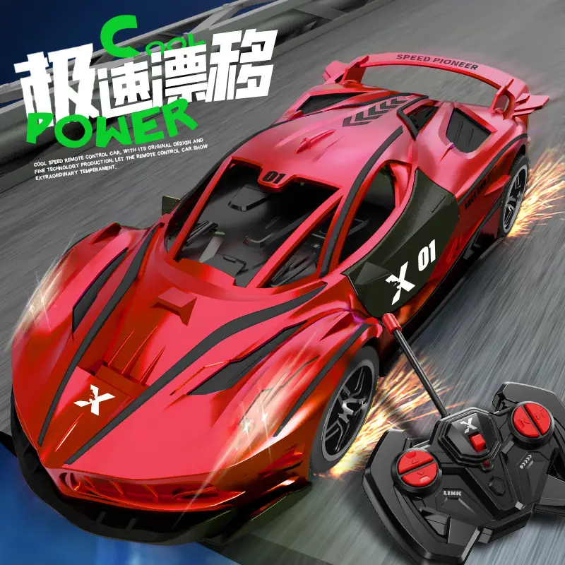 1:22 Kidsren's Remote Control Car Rechargeable Rc Electric Artificial Sports Car Racing Boy Drift Car 6-12 Years Old Toy