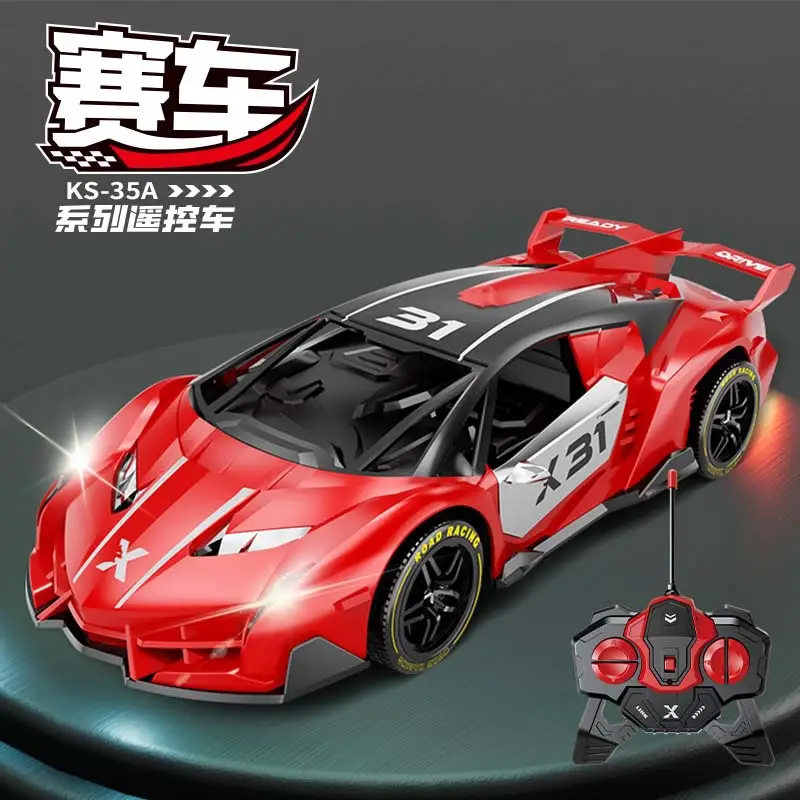 1:22 Kidsren's Remote Control Car Rechargeable Rc Electric Artificial Sports Car Racing Boy Drift Car 6-12 Years Old Toy