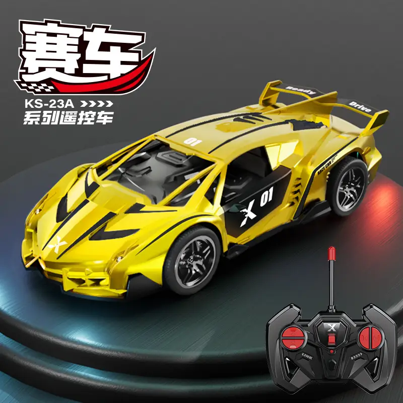 1:22 Kidsren's Remote Control Car Rechargeable Rc Electric Artificial Sports Car Racing Boy Drift Car 6-12 Years Old Toy