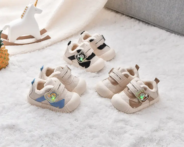 Baby Toddler Shoes Winter Fleece Non-Slip Kick Resistant — feature 1