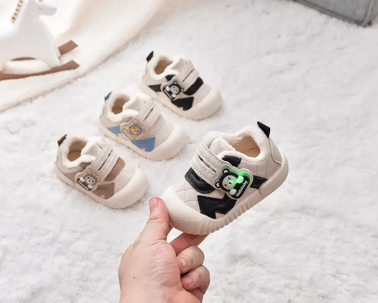 Baby Toddler Shoes Winter Fleece Non-Slip Kick Resistant — feature 2