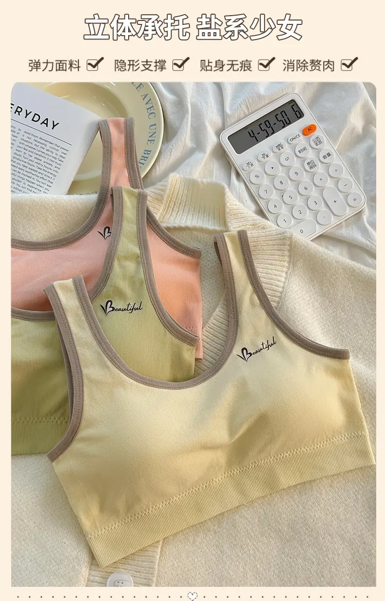 Girls' Bra Intimates, Girls' Intimates, Development Period Kidsren's Vest, Primary School Students, Junior High School Students 11-14 Years Old — feature 5