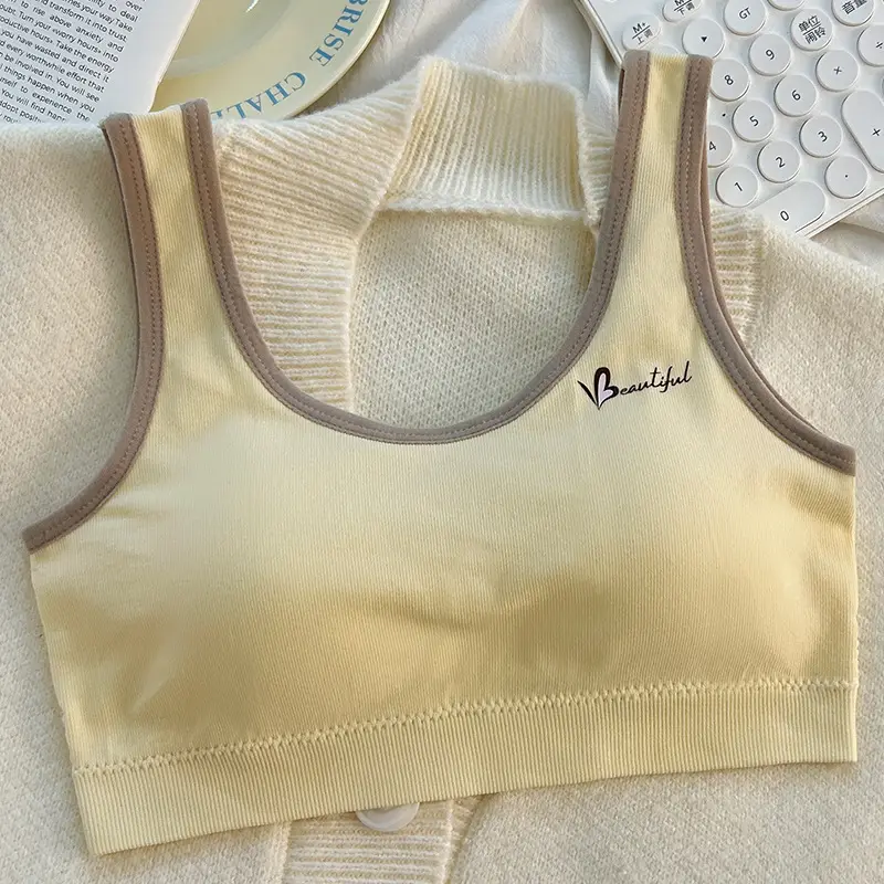 Girls' Bra Intimates, Girls' Intimates, Development Period Kidsren's Vest, Primary School Students, Junior High School Students 11-14 Years Old