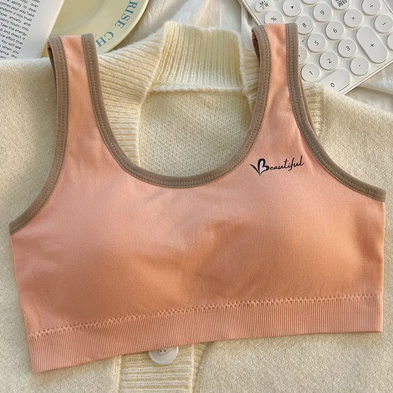 Girls' Bra Intimates, Girls' Intimates, Development Period Kidsren's Vest, Primary School Students, Junior High School Students 11-14 Years Old