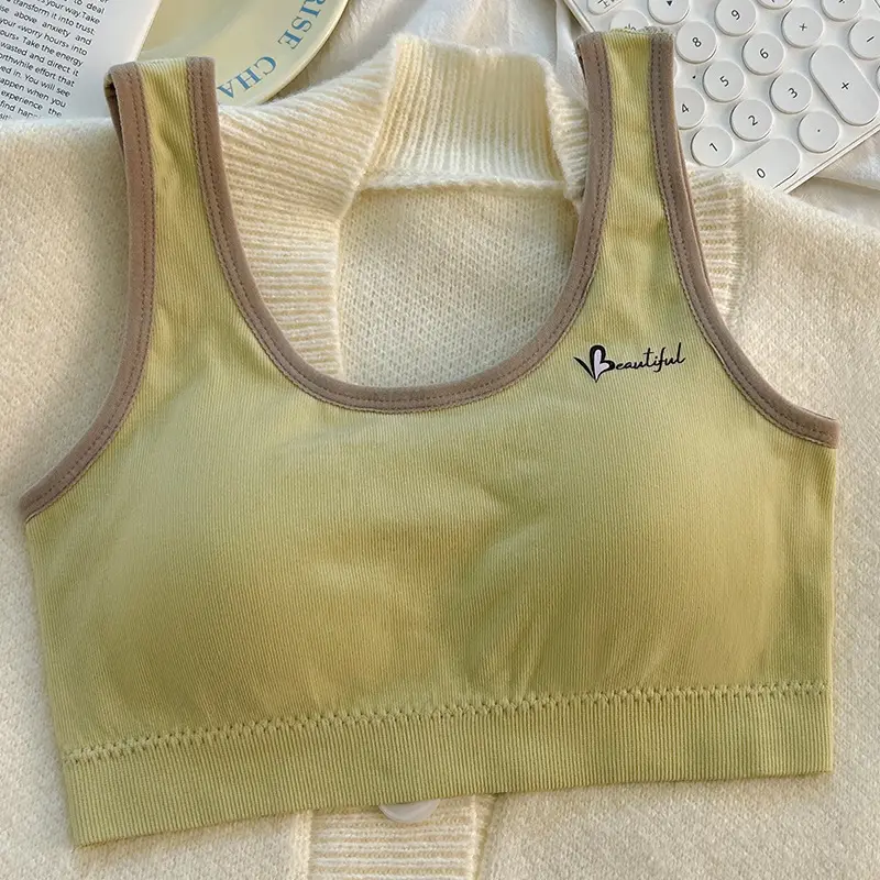 Girls' Bra Intimates, Girls' Intimates, Development Period Kidsren's Vest, Primary School Students, Junior High School Students 11-14 Years Old