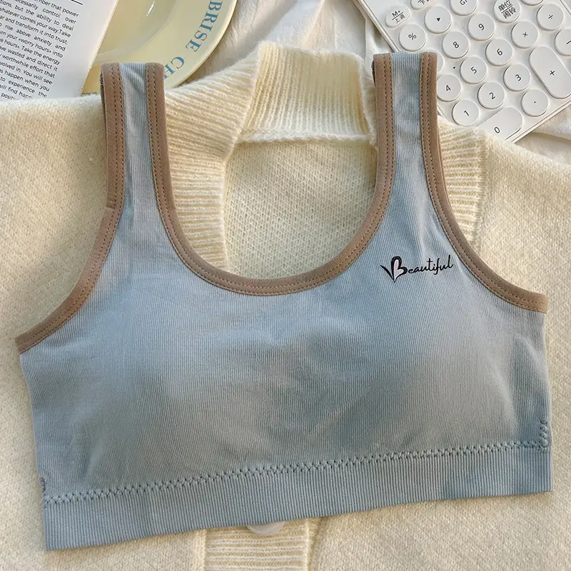 Girls' Bra Intimates, Girls' Intimates, Development Period Kidsren's Vest, Primary School Students, Junior High School Students 11-14 Years Old