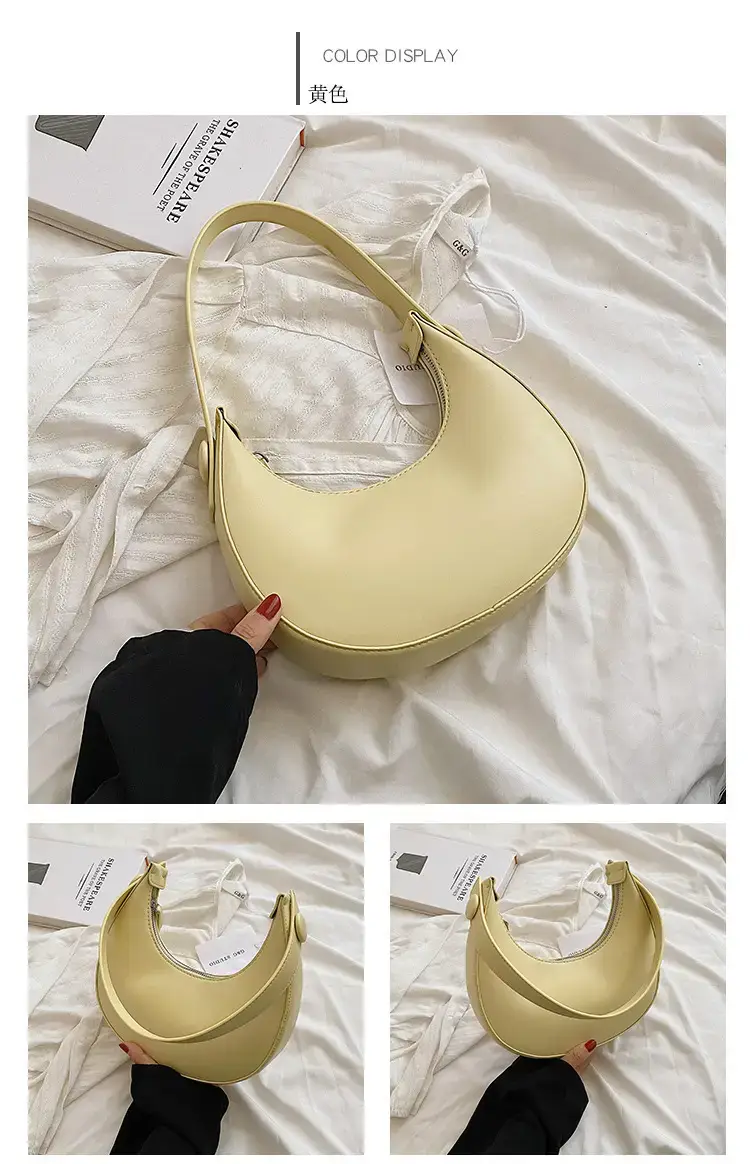 Summer Retro Yellow Shoulder Bag for Women 2024 — feature 23