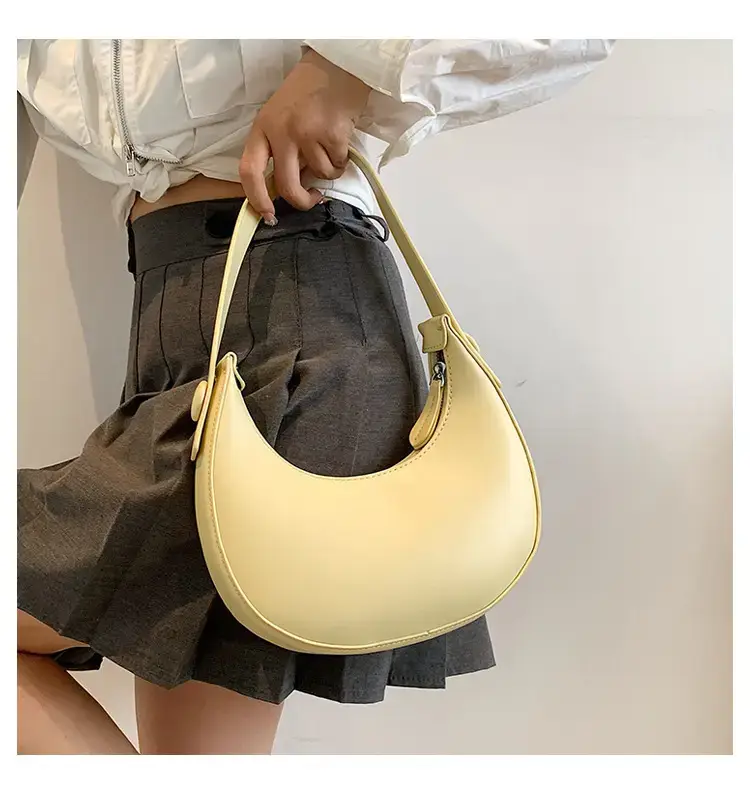 Summer Retro Yellow Shoulder Bag for Women 2024 — feature 8