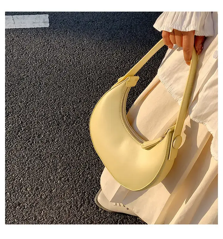 Summer Retro Yellow Shoulder Bag for Women 2024 — feature 9
