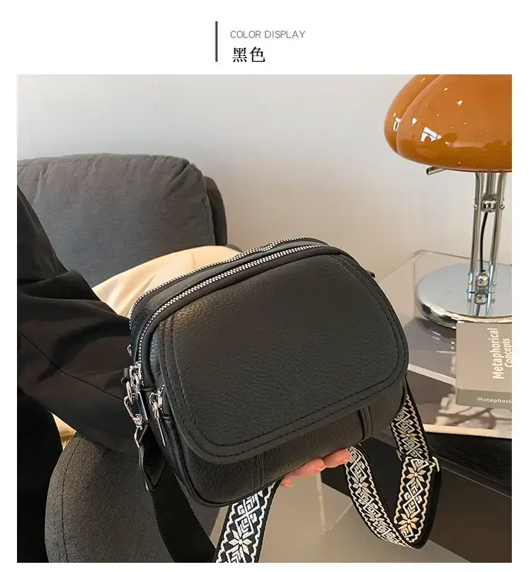 Black Korean Style Crossbody Bag for Women 2024 — feature 12