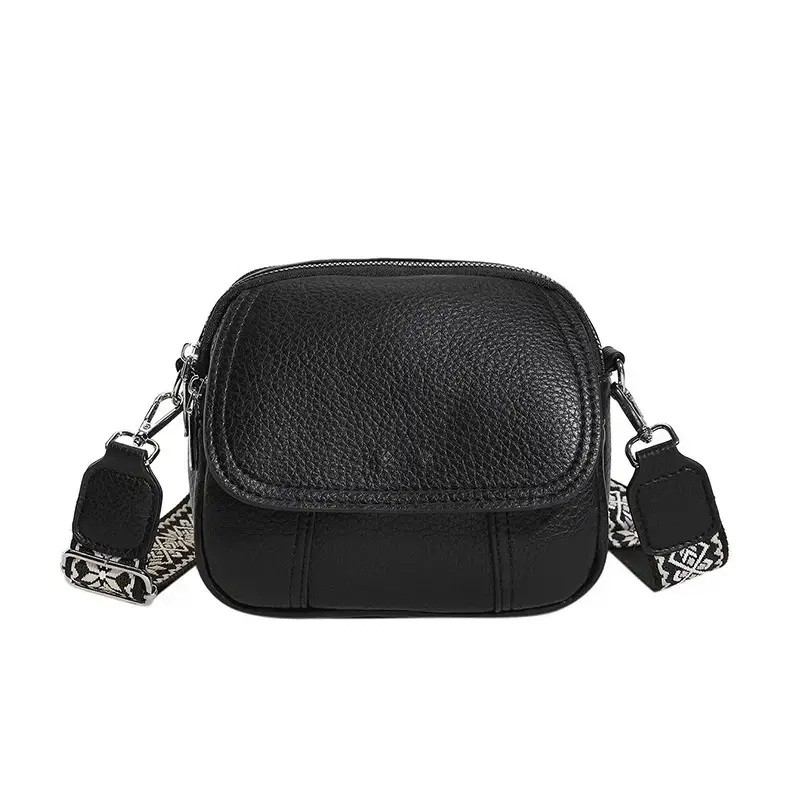 Black Korean Style Crossbody Bag for Women 2024 - Image 5