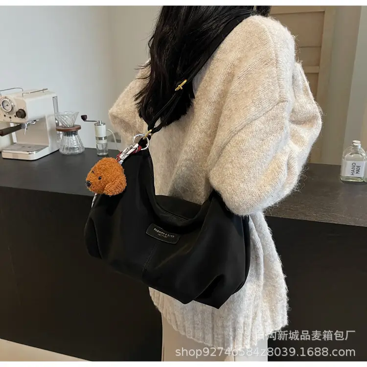 Women Casual Shoulder Bag Beige Korean Style 2026 — feature 19